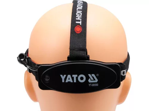 Yato elemes LED fejlámpa állítható fókusszal