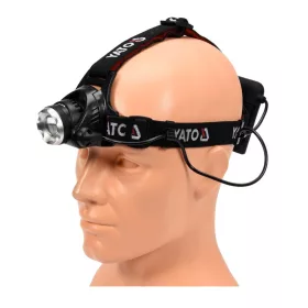 Yato elemes LED fejlámpa XM-L2 CREE állítható fókusszal