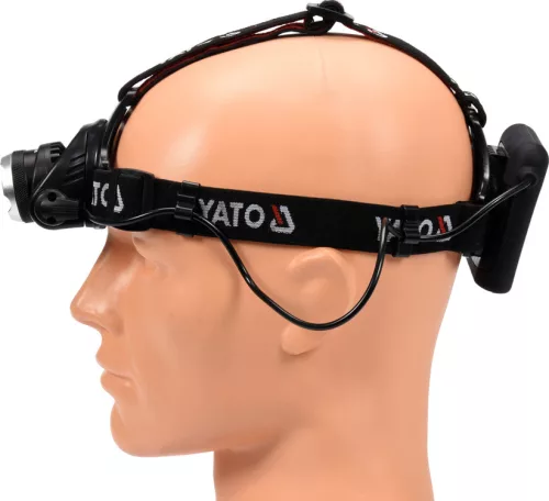 Yato elemes LED fejlámpa XM-L2 CREE állítható fókusszal