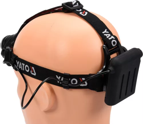 Yato elemes LED fejlámpa XM-L2 CREE állítható fókusszal