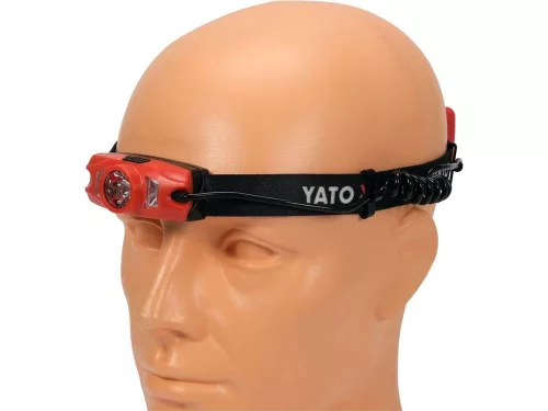Yato akkus LED fejlámpa 500 lumen (akku + töltő)