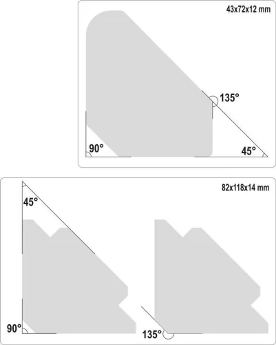 Yato hegesztőmágnes készlet 6 részes 4,5kg-11,5kg 45-90-135°