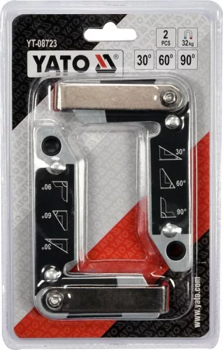 Yato hegesztőmágnes 30-60-90° 32 kg 2db