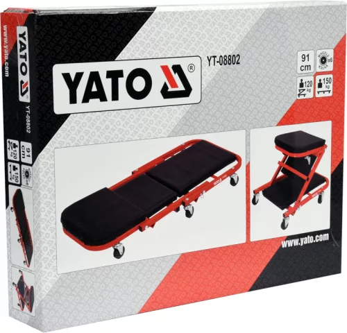 Yato fekpad gurulós székké alakítható 910 mm
