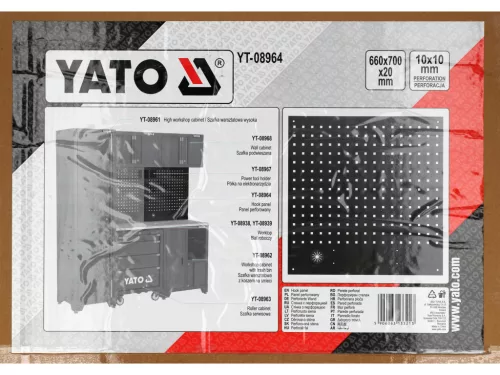 Yato lyukacsos panel 660x700 mm