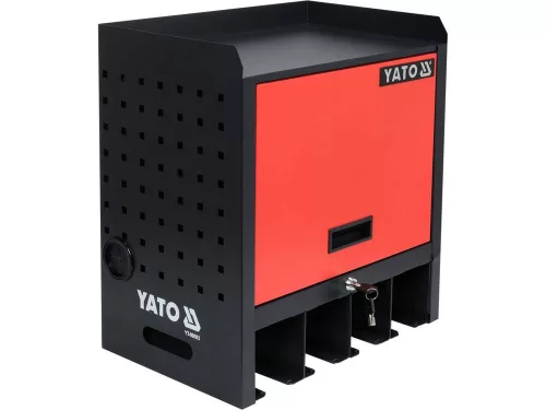 Yato elektromos kéziszerszám tartó szekrény (4 gép)