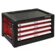 Yato szerszámos szekrény alsó 4 fiókos