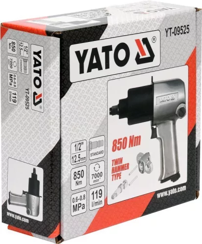 Yato légkulcs 1/2 col 850Nm