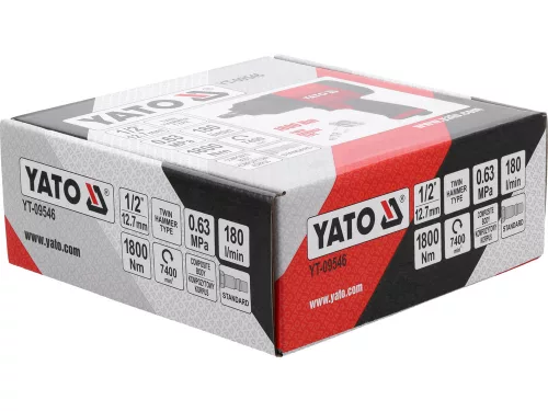 Yato pneumatikus ütvecsavarozó 1/2" 1800 Nm