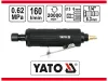 Yato pneumatikus egyenes csiszoló 1/4" 160 l/min