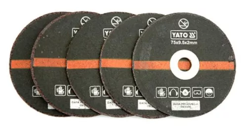 Yato vágókorong fémre 75 x 9,5 x 2,0 mm YT-0993-hoz (5 db/cs)