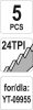 Yato Szablyafűrészlap 24TPI (5 db/cs)