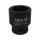 Yato gépi dugókulcs 1/2" 27 mm CrMo