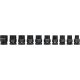 Yato gépi dugókulcs készlet 10 részes 1/2" 10-22 mm CrMo