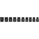 Yato gépi dugókulcs készlet 10 részes 1/2" 10-22 mm CrMo