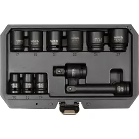 Yato gépi dugókulcs készlet 11 részes 1/2" 10-27 mm CrMo