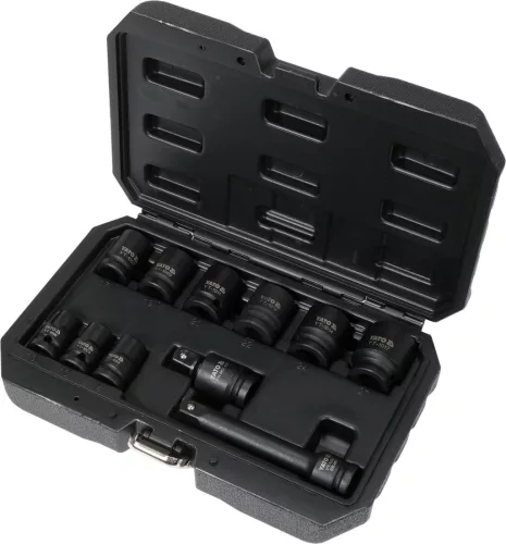 Yato gépi dugókulcs készlet 11 részes 1/2" 10-27 mm CrMo