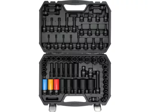 Yato ütőszerszámkészlet 1/2" 64 elem
