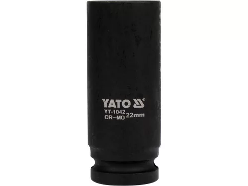 Yato gépi hosszú dugókulcs 1/2" 22 mm CrMo