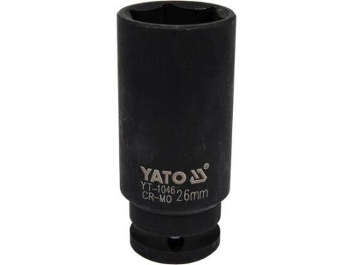 Yato Gépi hosszú dugókulcs 1/2" 26 mm CrMo