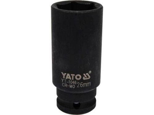 Yato gépi hosszú dugókulcs 1/2" 26 mm CrMo