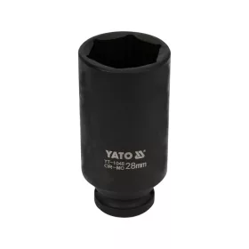 Yato gépi hosszú dugókulcs 1/2" 28 mm CrMo