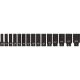 Yato gépi hosszú dugókulcs készlet 15 részes 1/2" 10-32 mm CrMo