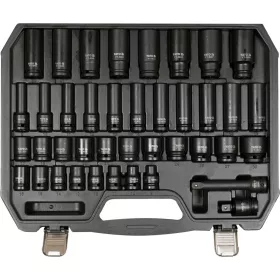 Yato gépi dugókulcs készlet 40 részes 1/2" 9-30 mm CrMo