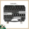 Yato gépi hosszú dugókulcs készlet 15 részes 1/2" 10-32 mm CrMo