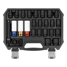 Yato ütvecsavarozó készlet 1/2", 24db