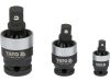Yato gépi csuklós csatlakozó készlet 3 részes 1/4" 3/8" 1/2" CrMo