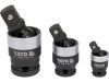 Yato gépi csuklós csatlakozó készlet 3 részes 1/4" 3/8" 1/2" CrMo