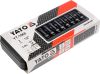 Yato gépi torx hosszú bit dugókulcs készlet 8 részes 1/2" T30-T80 CrMo
