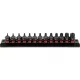 Yato ütvecsavarozó torx készlet, rövid, 3/8" 13 db