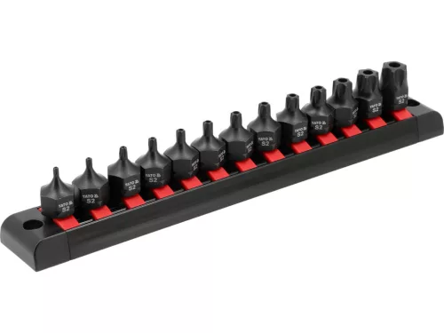Yato ütvecsavarozó torx készlet, rövid, 3/8" 13 db