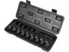 Yato gépi hosszú bit dugókulcs készlet 9 részes Spline 1/2" M4-M16 CrMo