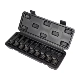 Yato gépi hosszú bit dugókulcs készlet 9 részes Spline 1/2" M4-M16 CrMo