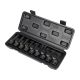 Yato gépi hosszú bit dugókulcs készlet 9 részes Spline 1/2" M4-M16 CrMo