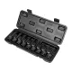 Yato gépi hosszú bit dugókulcs készlet 9 részes Spline 1/2" M4-M16 CrMo