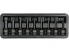 Yato gépi hosszú bit dugókulcs készlet 9 részes Spline 1/2" M4-M16 CrMo