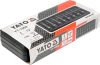 Yato gépi hosszú bit dugókulcs készlet 8 részes Spline 1/2" M5-M18 CrMo