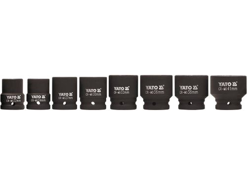 Yato gépi dugókulcs készlet 8 részes 3/4" 22-41 mm CrMo