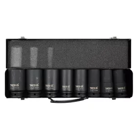 Yato gépi hosszú dugókulcs készlet 8 részes 3/4" 22-41 mm CrMo
