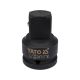 Yato gépi dugókulcs adapter 3/4" -> 1" CrMo