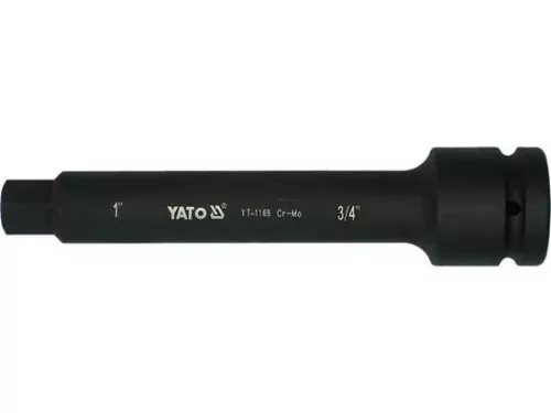 Yato gépi dugókulcs toldószár és adapter 3/4" -> 1" 250 mm CrMo