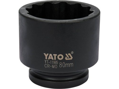 Yato Gépi dugókulcs 12 szögletű 1" 80 mm