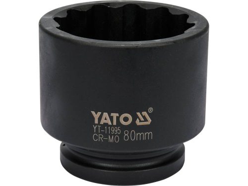 Yato gépi dugókulcs 12 szögletű 1" 80 mm