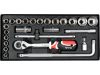 Yato dugókulcs készlet 25 részes 1/2" 10-32 mm CrV