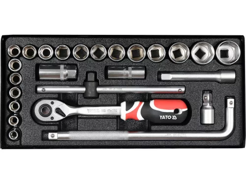 Yato dugókulcs készlet 25 részes 1/2" 10-32 mm CrV