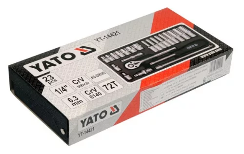 Yato dugókulcs készlet 23 részes 1/4" 4-13 mm CrV